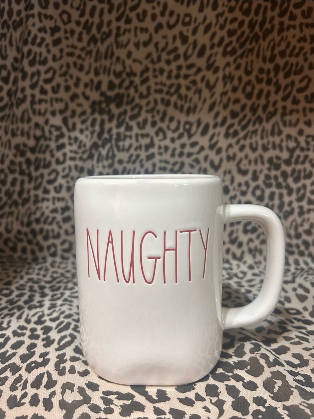 Rae Dunn Ceramic “Naughty” Mug
